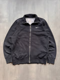 VINTAGE NIKE BLACK ZIP UP SWEATER - M