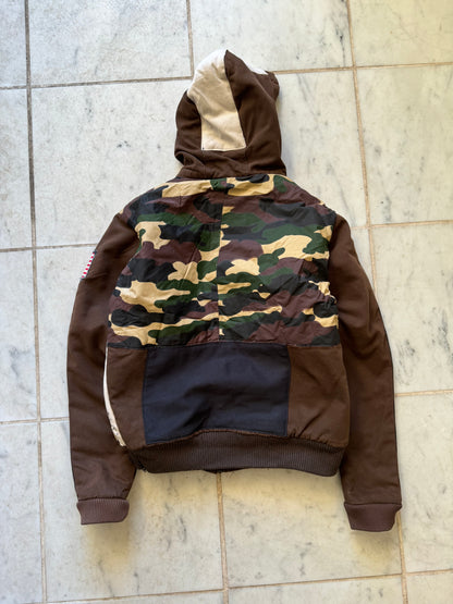 CARHARTT REWORKED CAMO PATTERN ACTIVE JACKET - XXSMALL