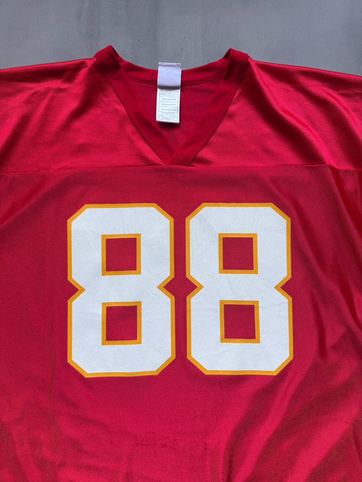 VINTAGE NFL KANSAS CITY CHIEFS RED GONZALEZ JERSEY - XXL