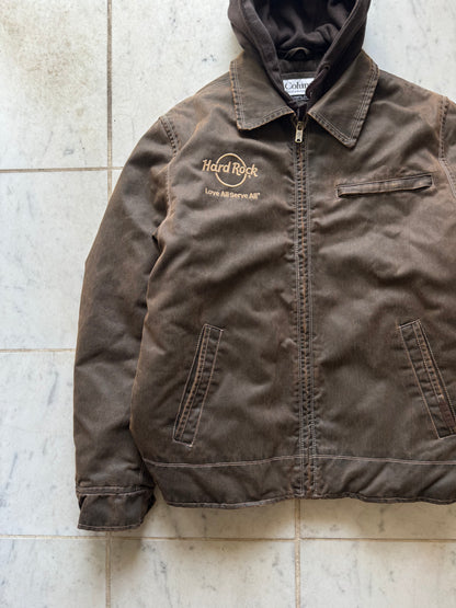 COLUMBIA X HARD ROCK BROWN JACKET - MEDIUM/LARGE