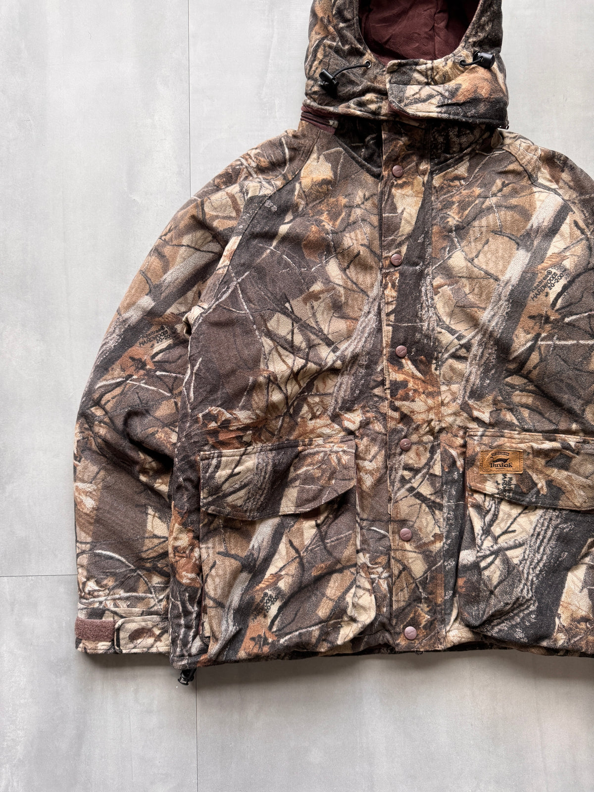 VINTAGE DUXBAK REALTREE HUNTING JACKET - LARGE