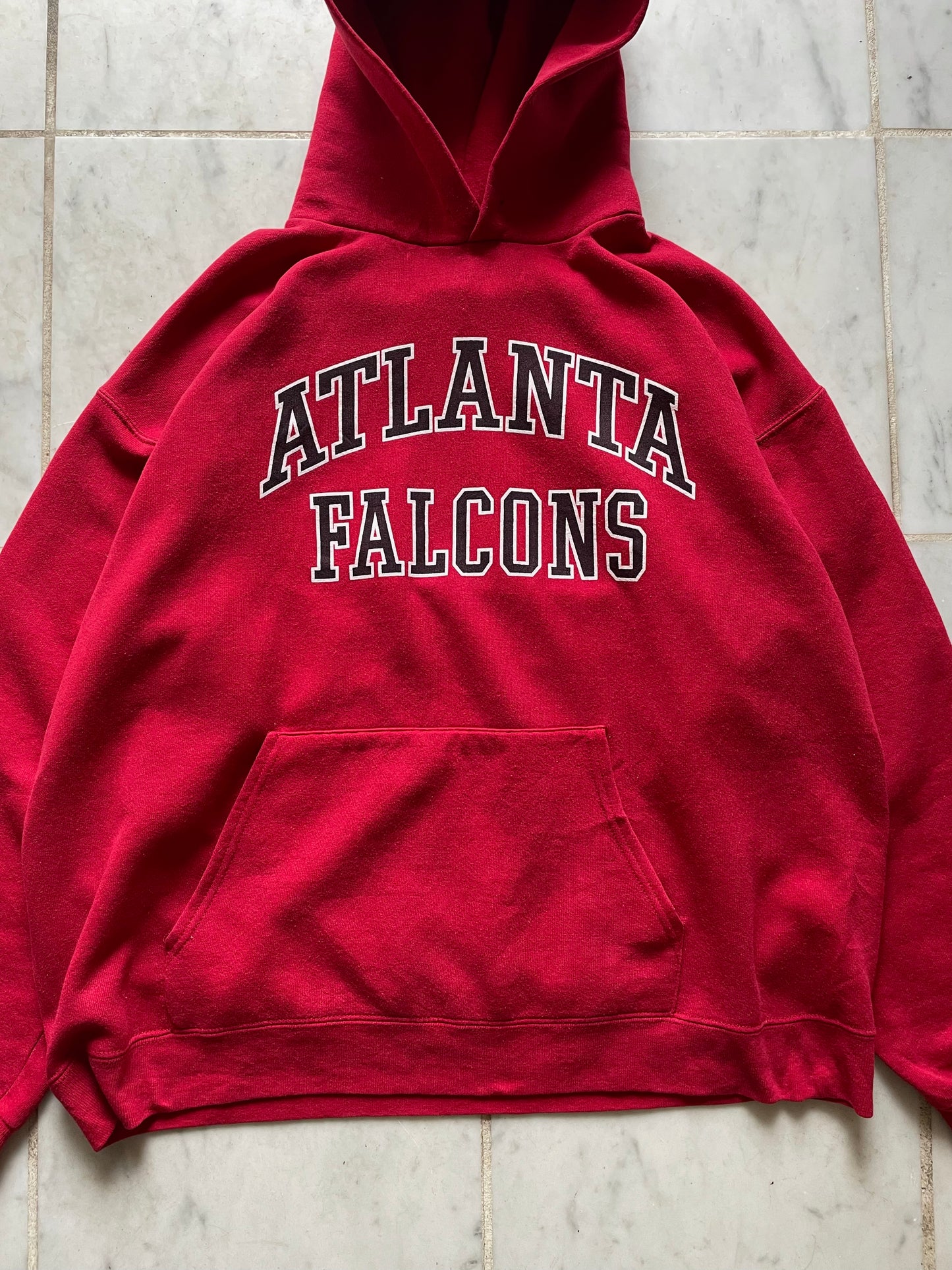 NFL ATLANTA FALCONS RED HOODIE - LARGE