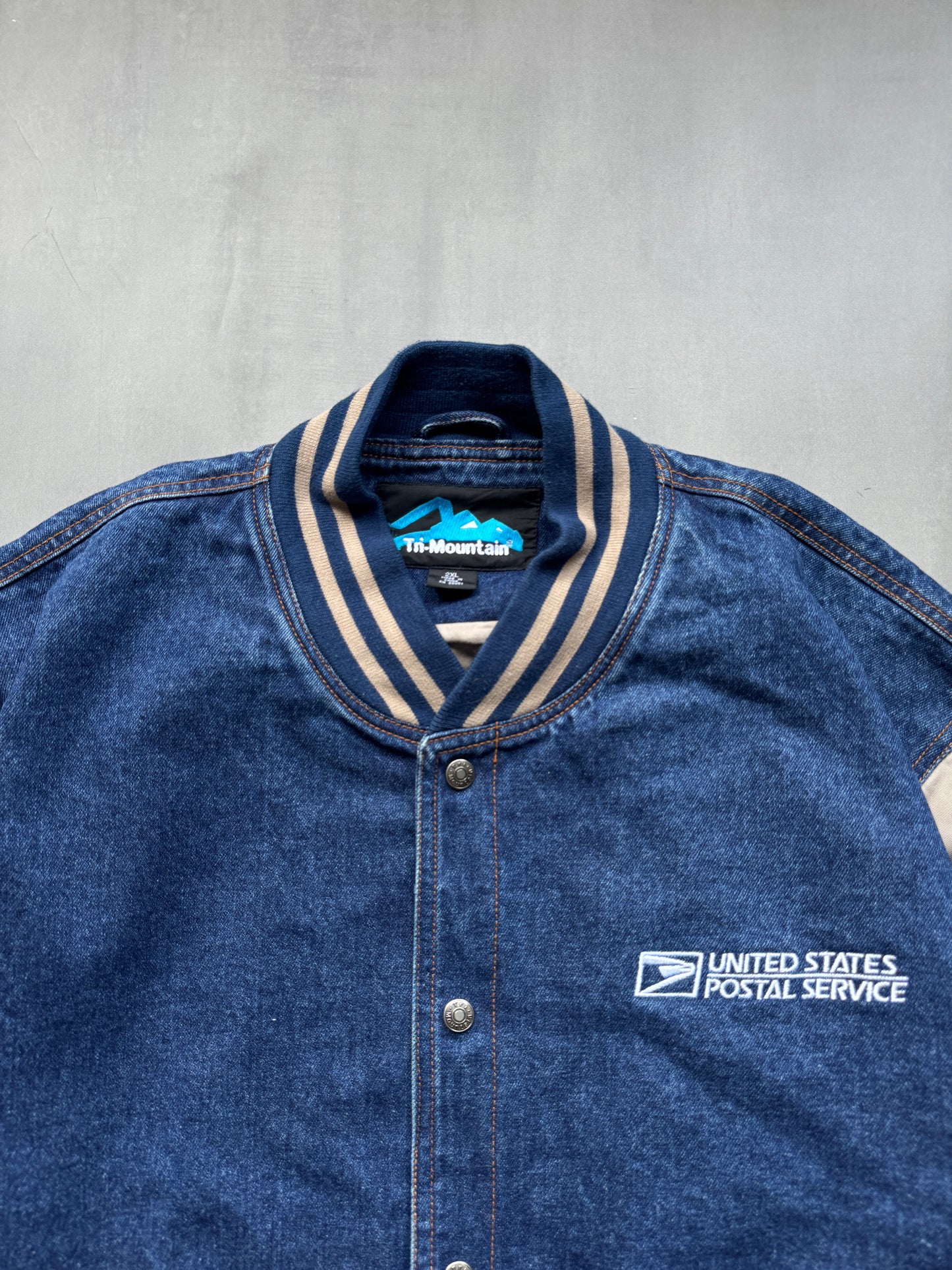 VINTAGE U.S. POSTAL SERVICE (USPS) BASEBALL JACKET - XL