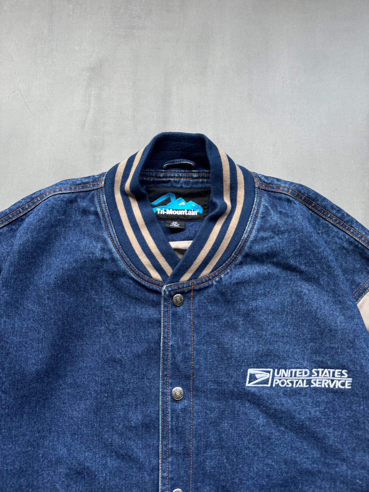 VINTAGE U.S. POSTAL SERVICE (USPS) BASEBALL JACKET - XL
