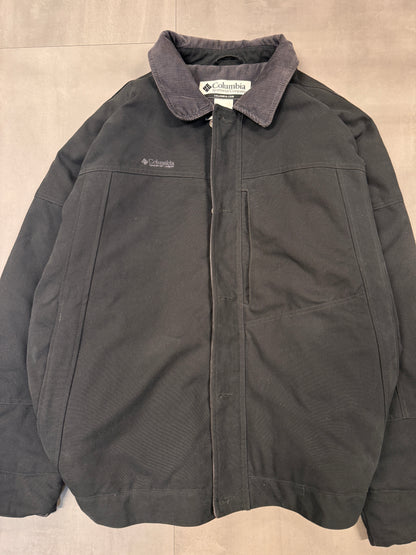 COLUMBIA DARK GREY LINED WORKWEAR JACKET - XXLARGE