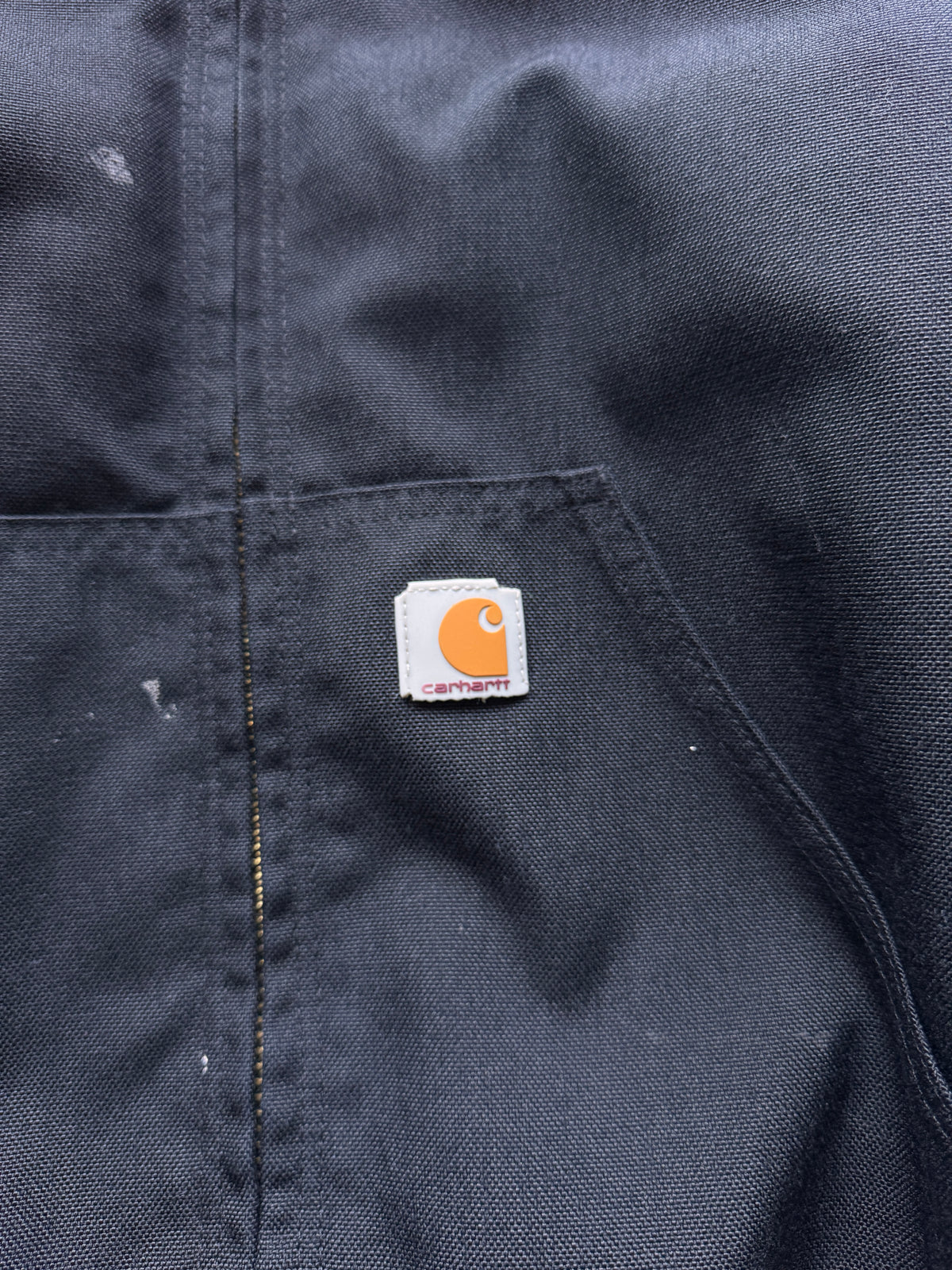VINTAGE CARHARTT BLACK ACTIVE JACKET - M