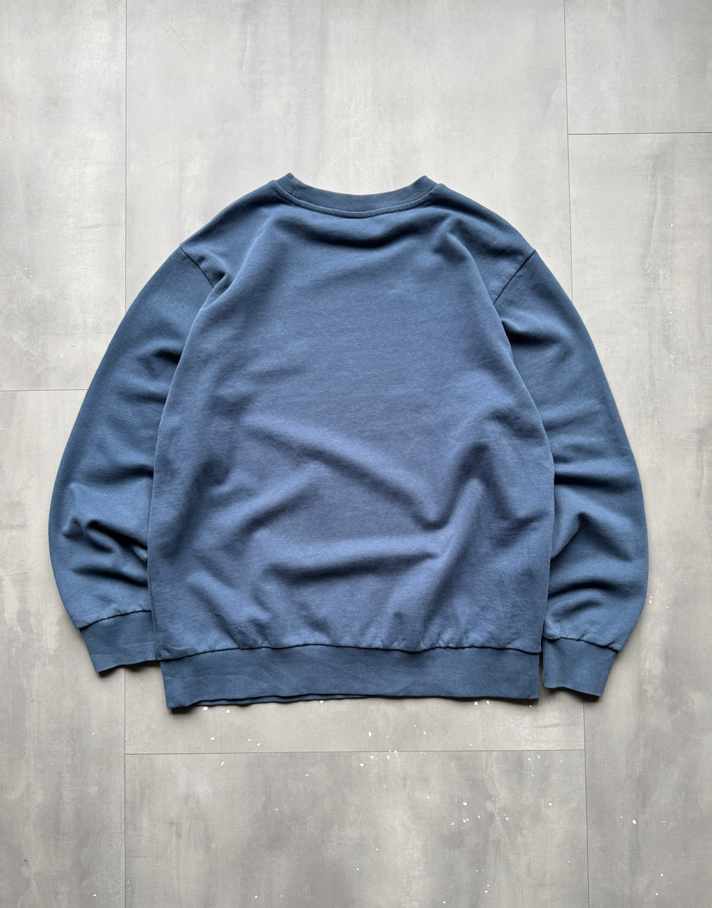 VINTAGE JEEP BLUE SWEATER - L