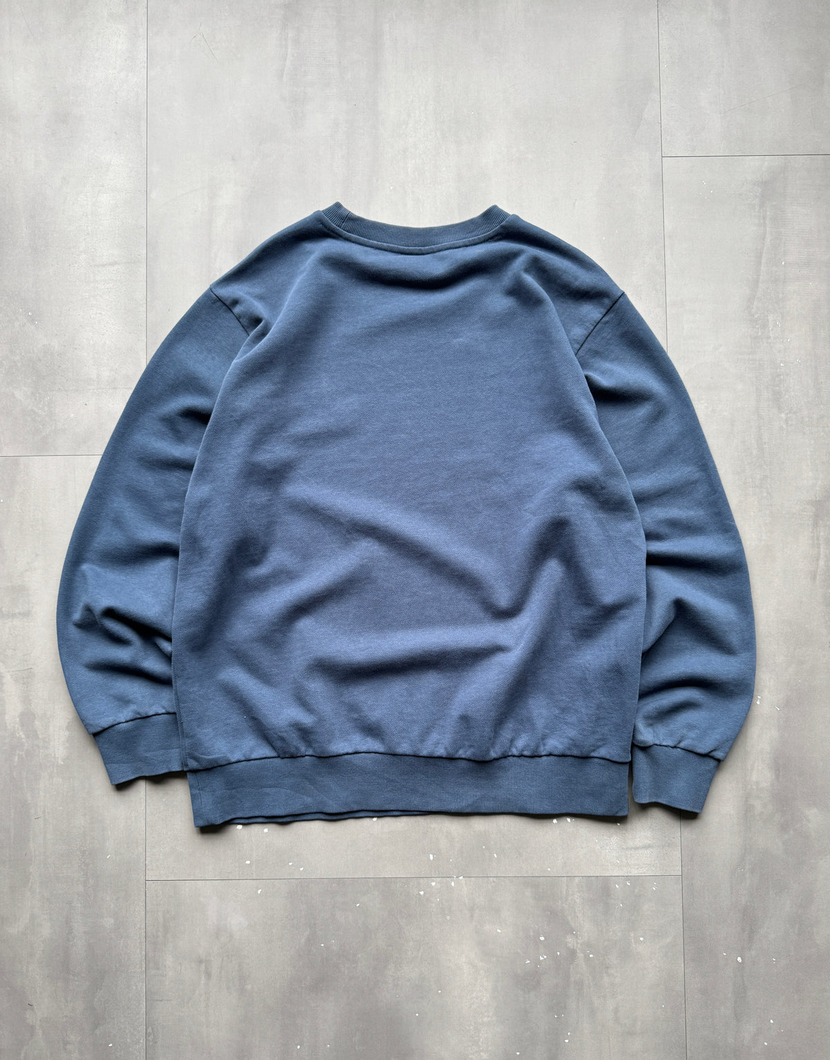 VINTAGE JEEP BLUE SWEATER - L