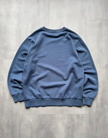 VINTAGE JEEP BLUE SWEATER - L