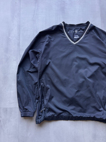 VINTAGE NIKE GOLF BLACK WINDBREAKER - XL
