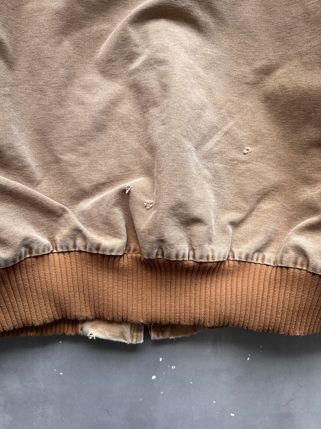 VINTAGE CARHARTT TAN FADED ACTIVE JACKET - XL