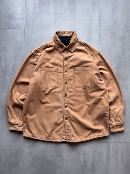 VINTAGE TAN WORKWEAR SHIRT - L