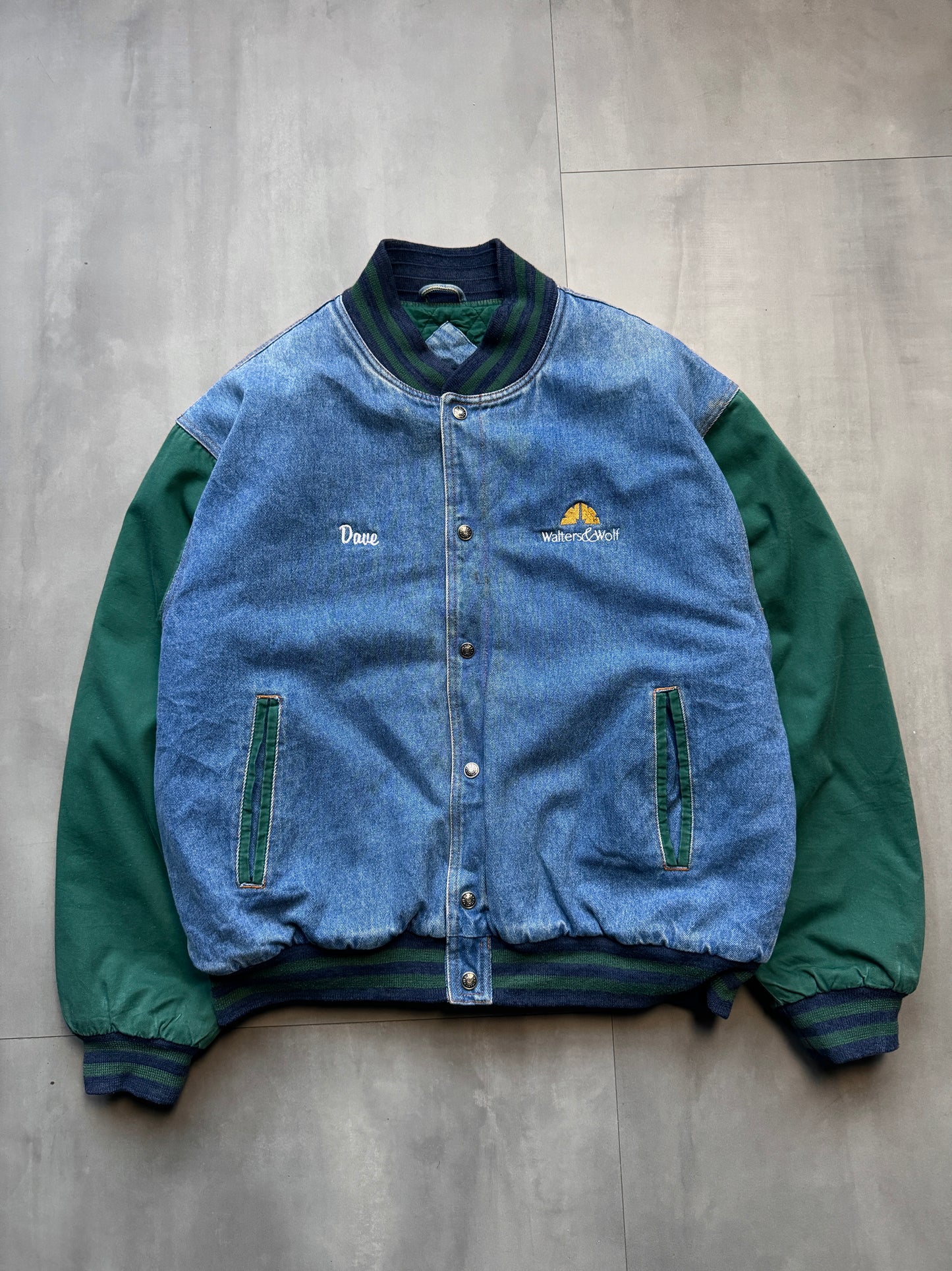 WALTERS & WOLF BASEBALL JACKET - XLARGE