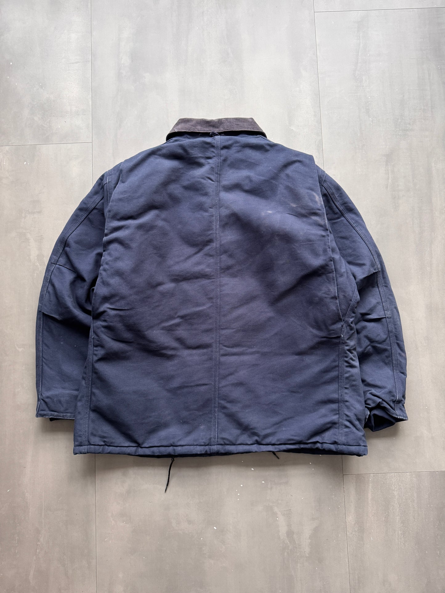 VINTAGE CARHARTT NAVY ARCTIC JACKET - XL