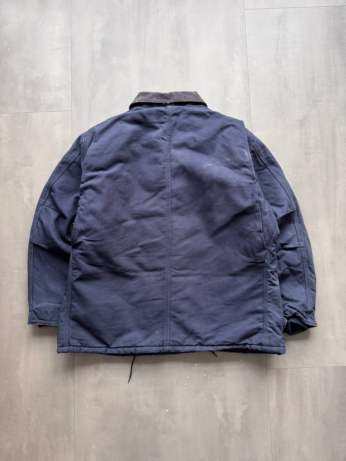 VINTAGE CARHARTT NAVY ARCTIC JACKET - XL