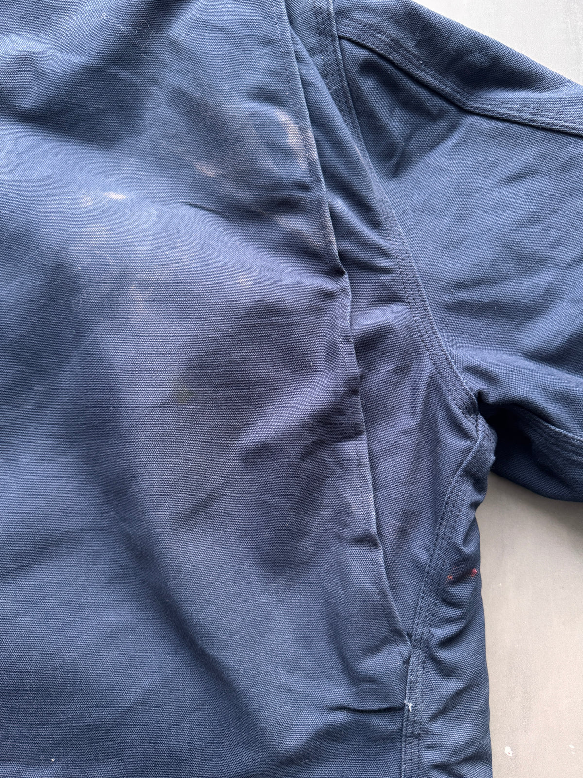 VINTAGE CARHARTT NAVY ARCTIC JACKET - XL
