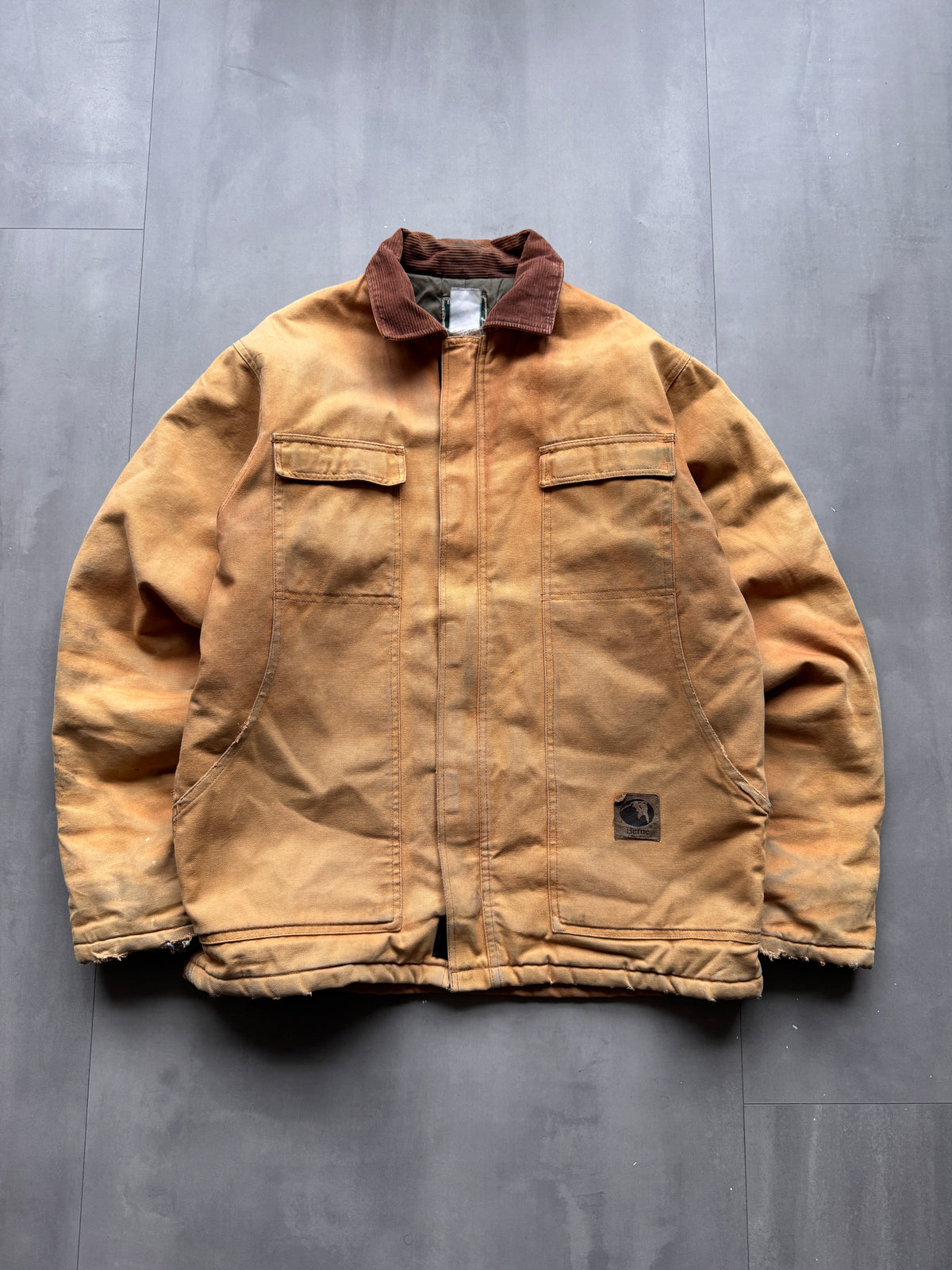 VINTAGE BERNE TAN ARCTIC JACKET - L