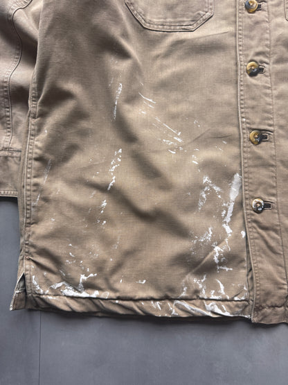 VINTAGE IZOD TAN WORKWEAR SHIRT - XL