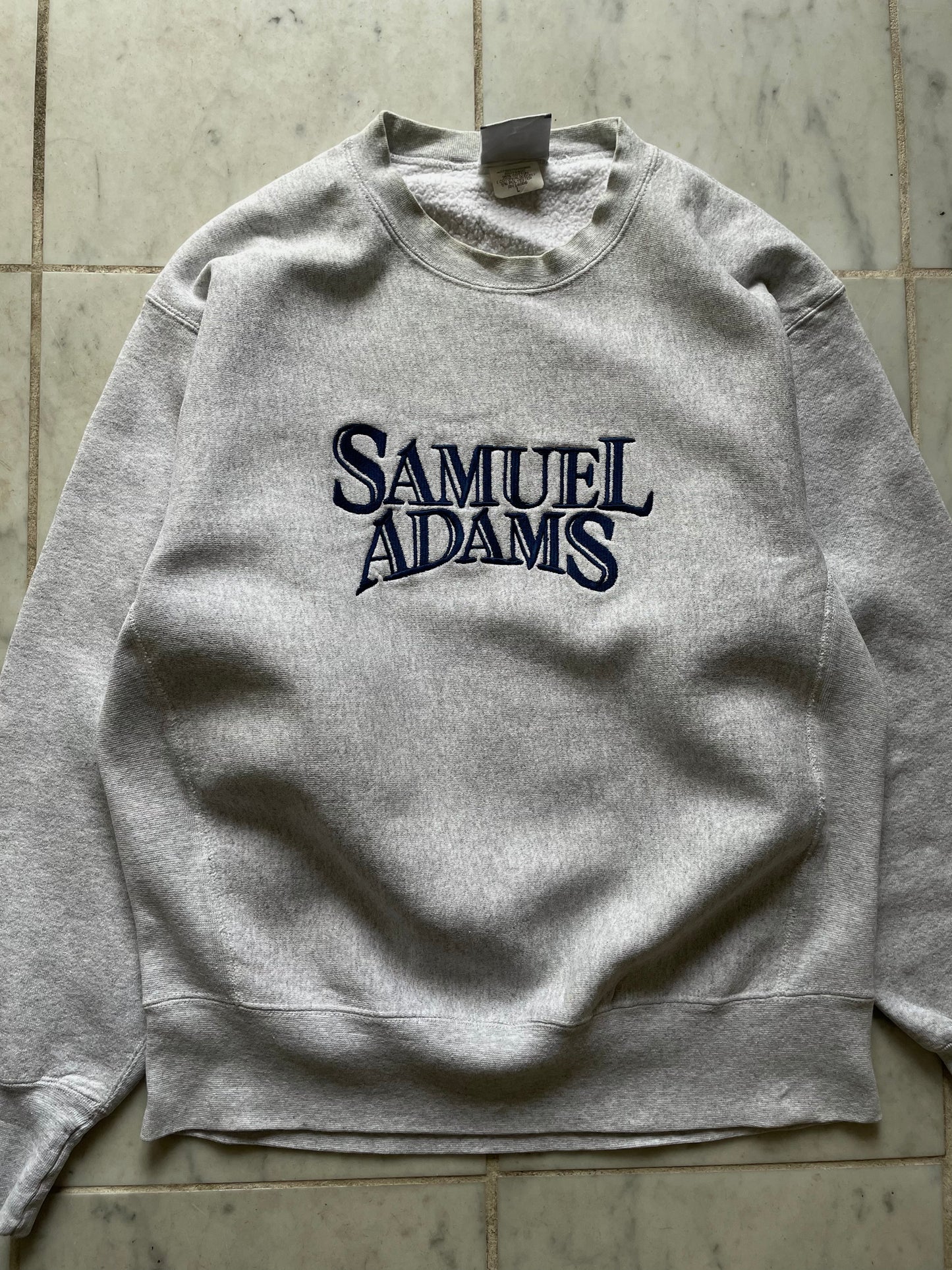 LEE SAMUEL ADAMS GREY SWEATER - MEDIUM/LARGE