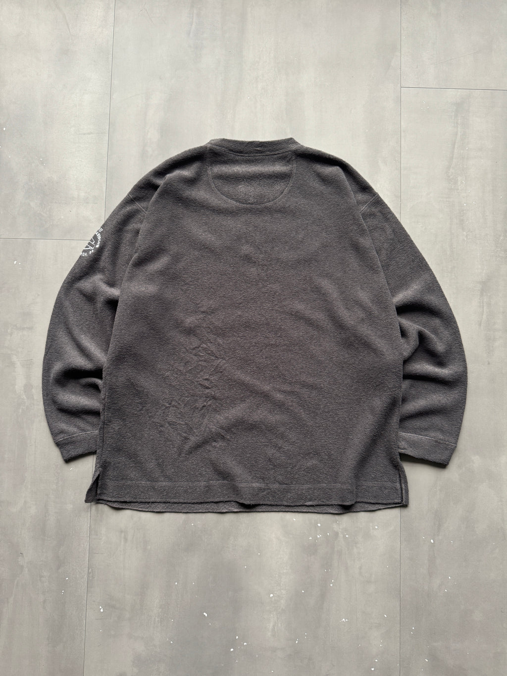 VINTAGE HARLEY DAVIDSON GREY FLEECE SWEATER - L