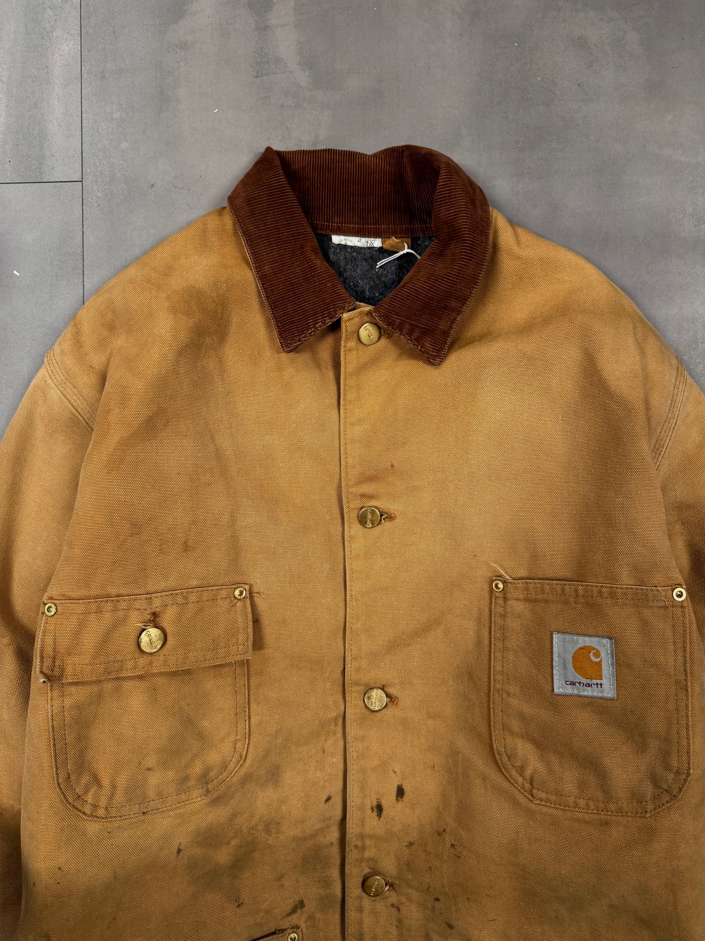 CARHARTT MICHIGAN TAN JACKET - MEDIUM/LARGE