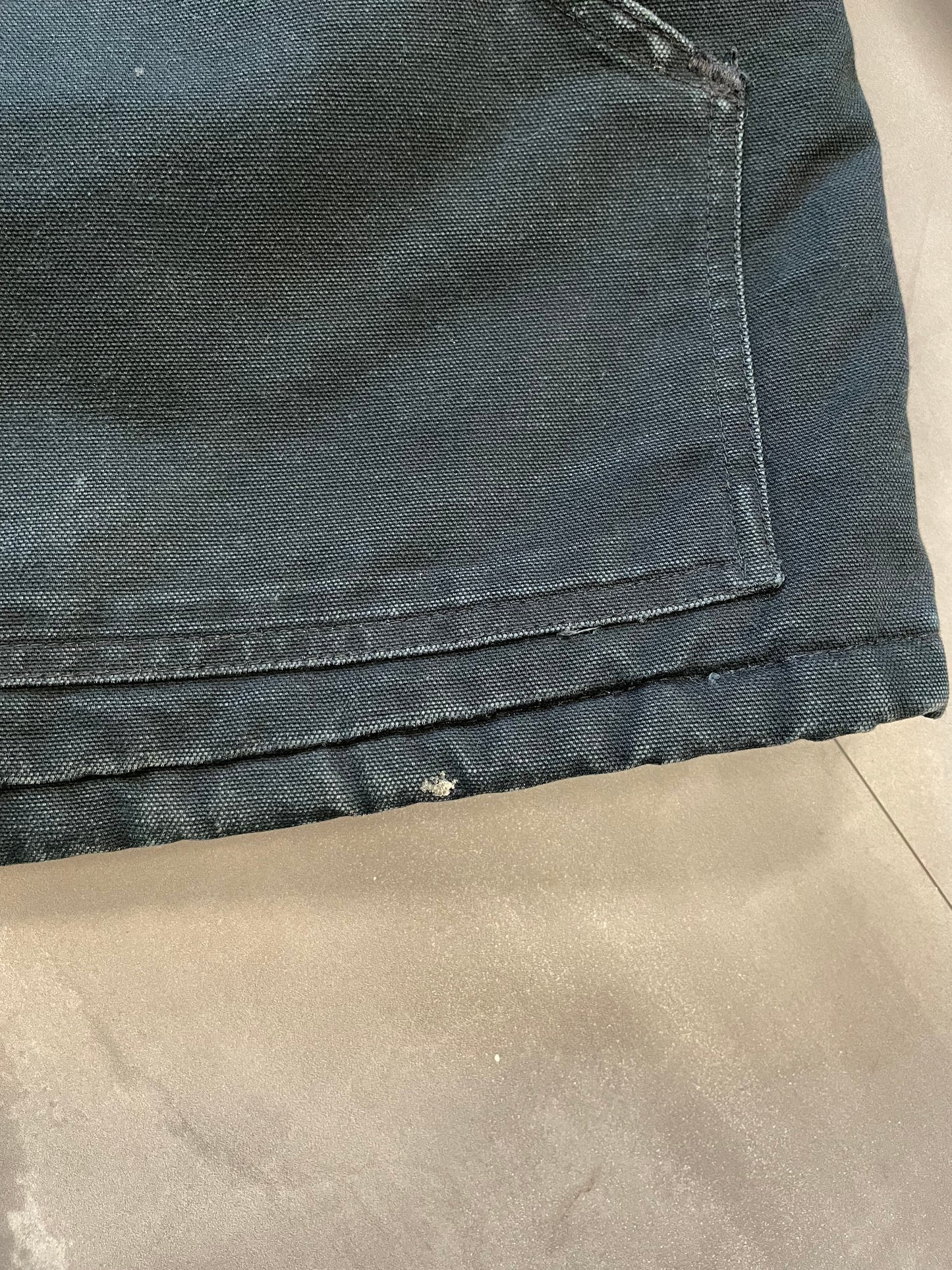 VINTAGE CARHARTT FADED NAVY ARCTIC JACKET - L