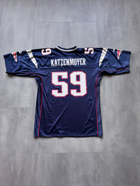 VINTAGE PUMA NFL NEW ENGLAND PATRIOTS JERSEY - L