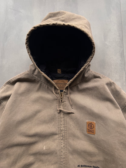 VINTAGE GOLDEN HARVEST FADED GREY ACTIVE JACKET - XL