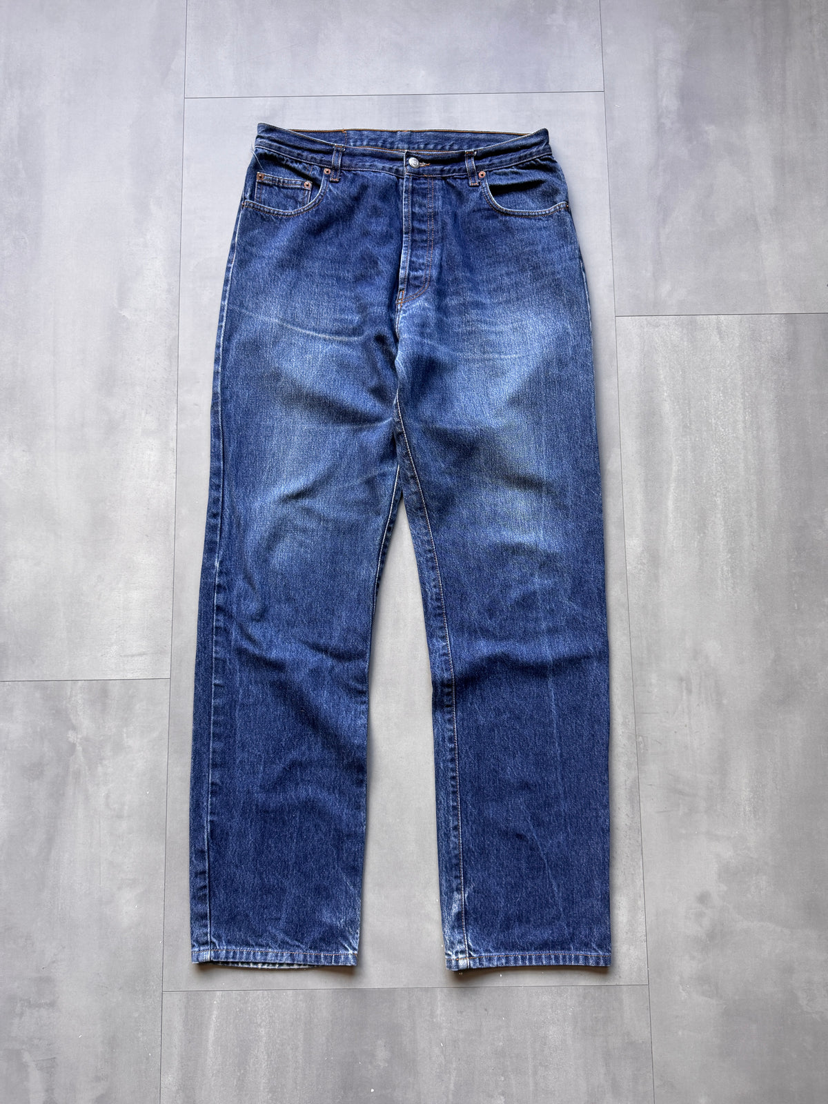 VINTAGE HLANDERS LIGHT WASH DENIM PANTS - 36