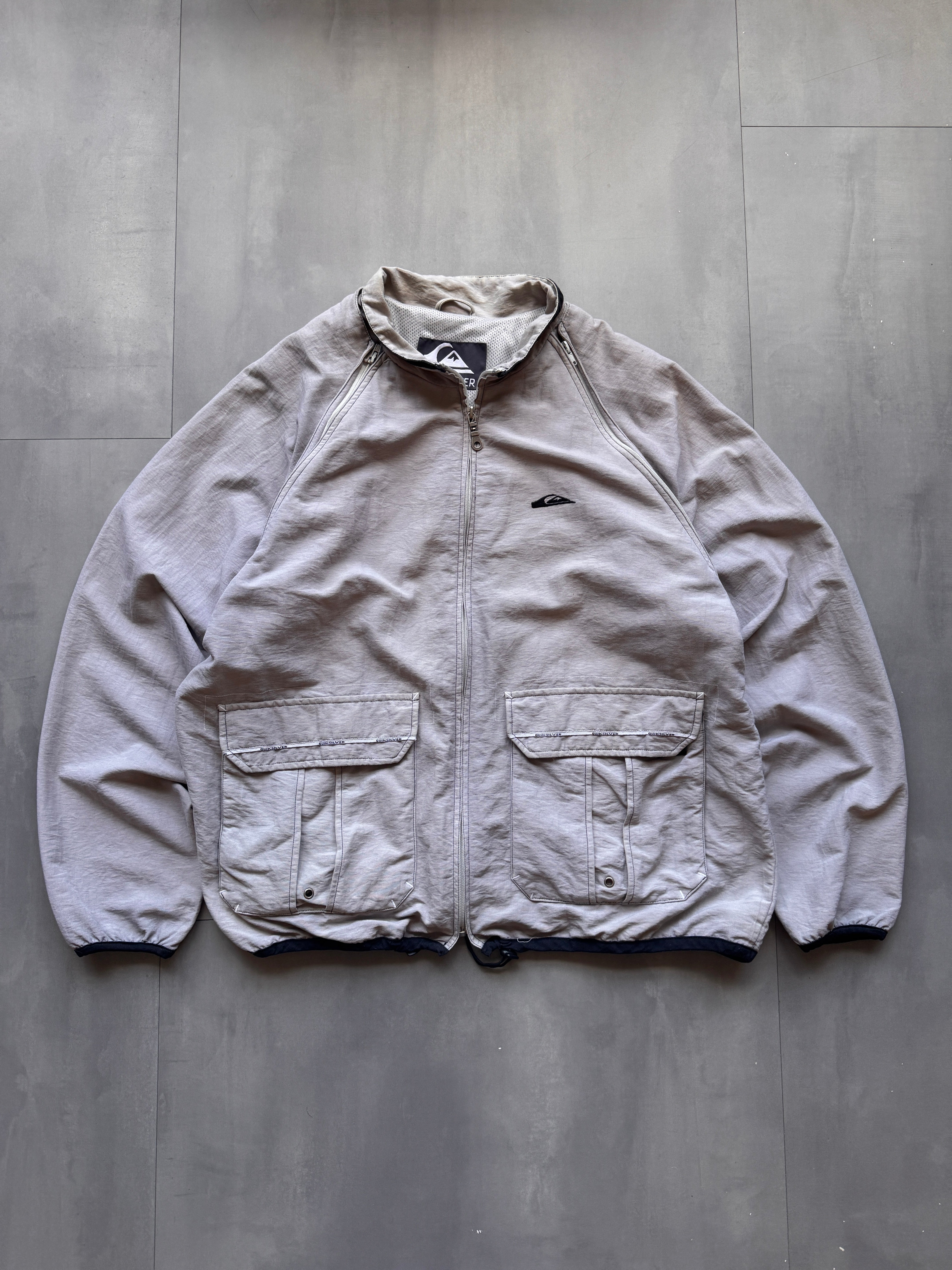 VINTAGE QUICKSILVER GREY JACKET - L – III. VINTAGE - CURATED