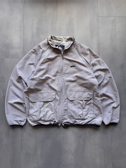 VINTAGE QUICKSILVER GREY JACKET - L