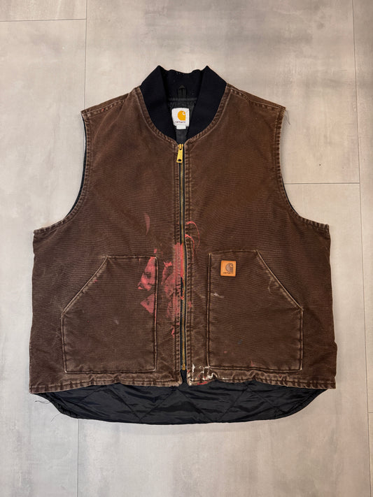 CARHARTT BROWN GILET - XLARGE