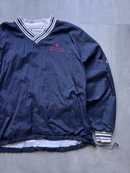 VINTAGE CHAMPION CALIFORNIA STATE UNIVERSITY NAVY WINDBREAKER - XL