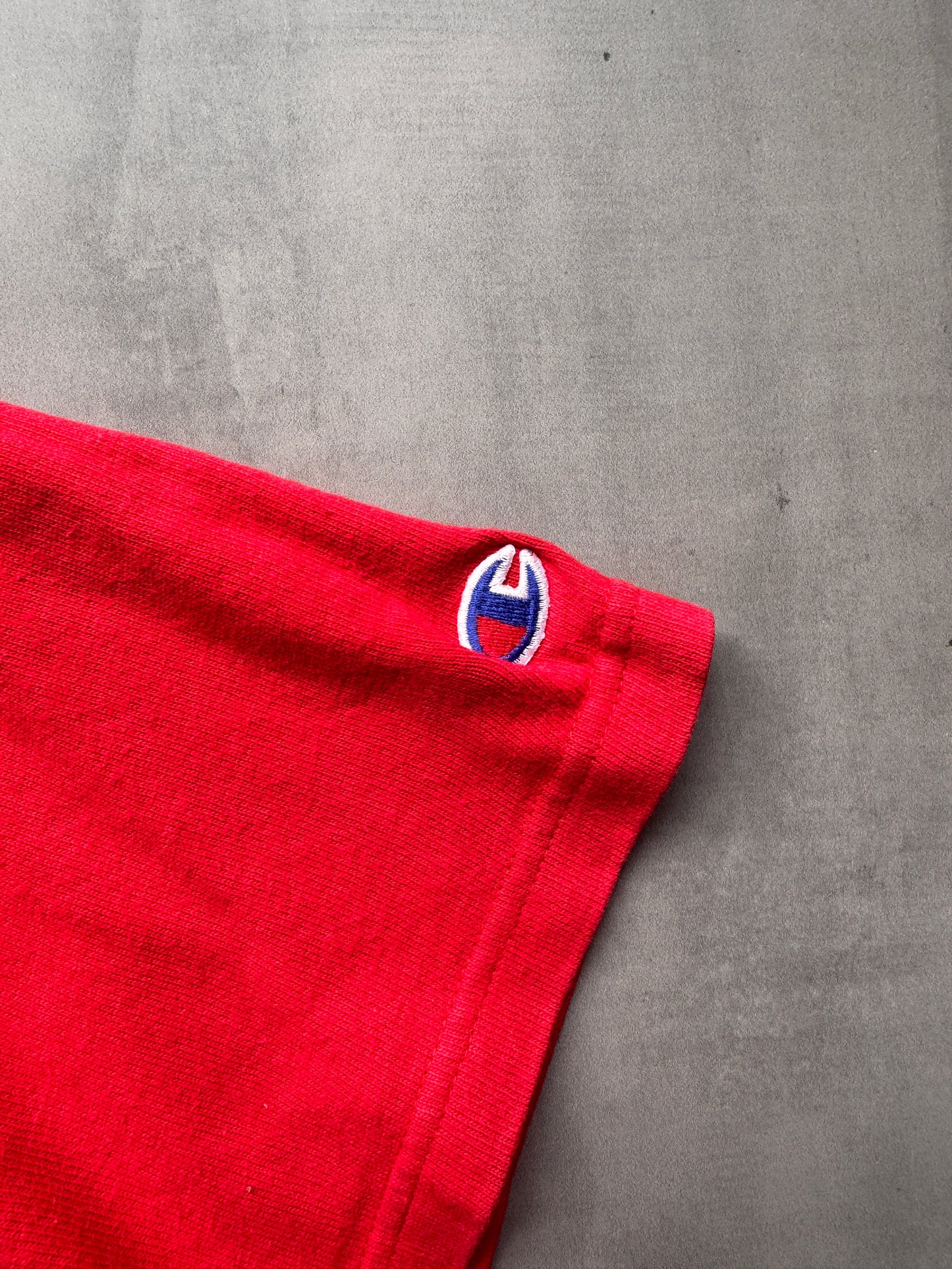 VINTAGE CHAMPION OHIO STATE RED TEE - XL