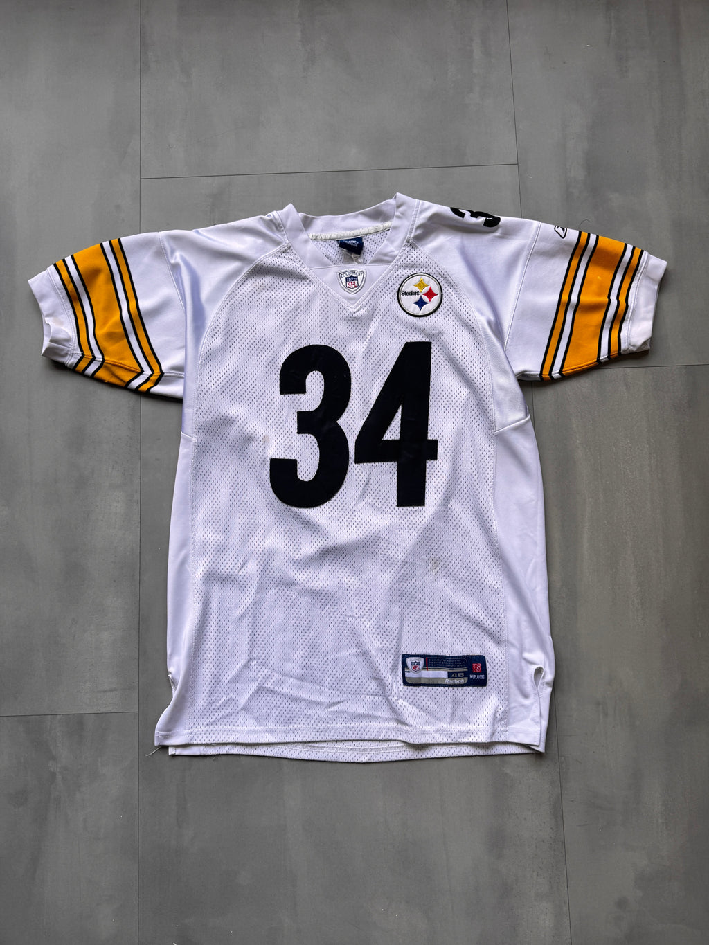 VINTAGE REEBOK NFL PITTSBURGH STEELERS JERSEY - L