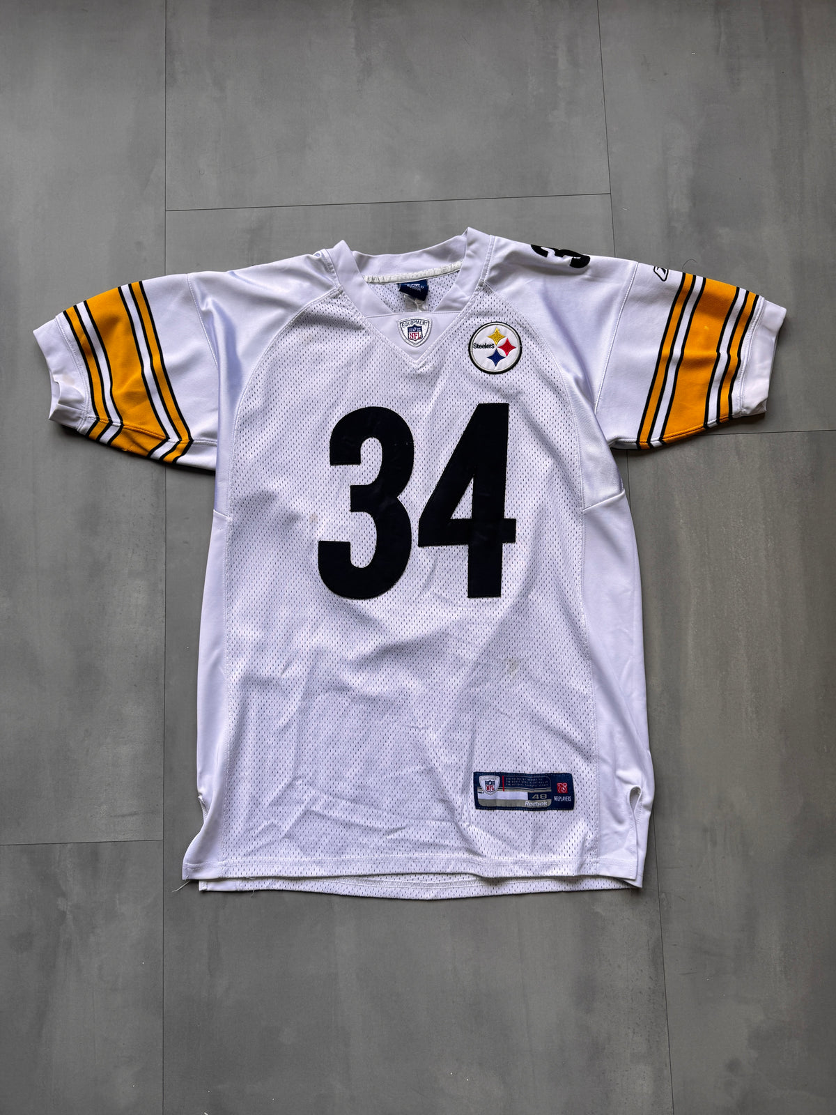 VINTAGE REEBOK NFL PITTSBURGH STEELERS JERSEY - L