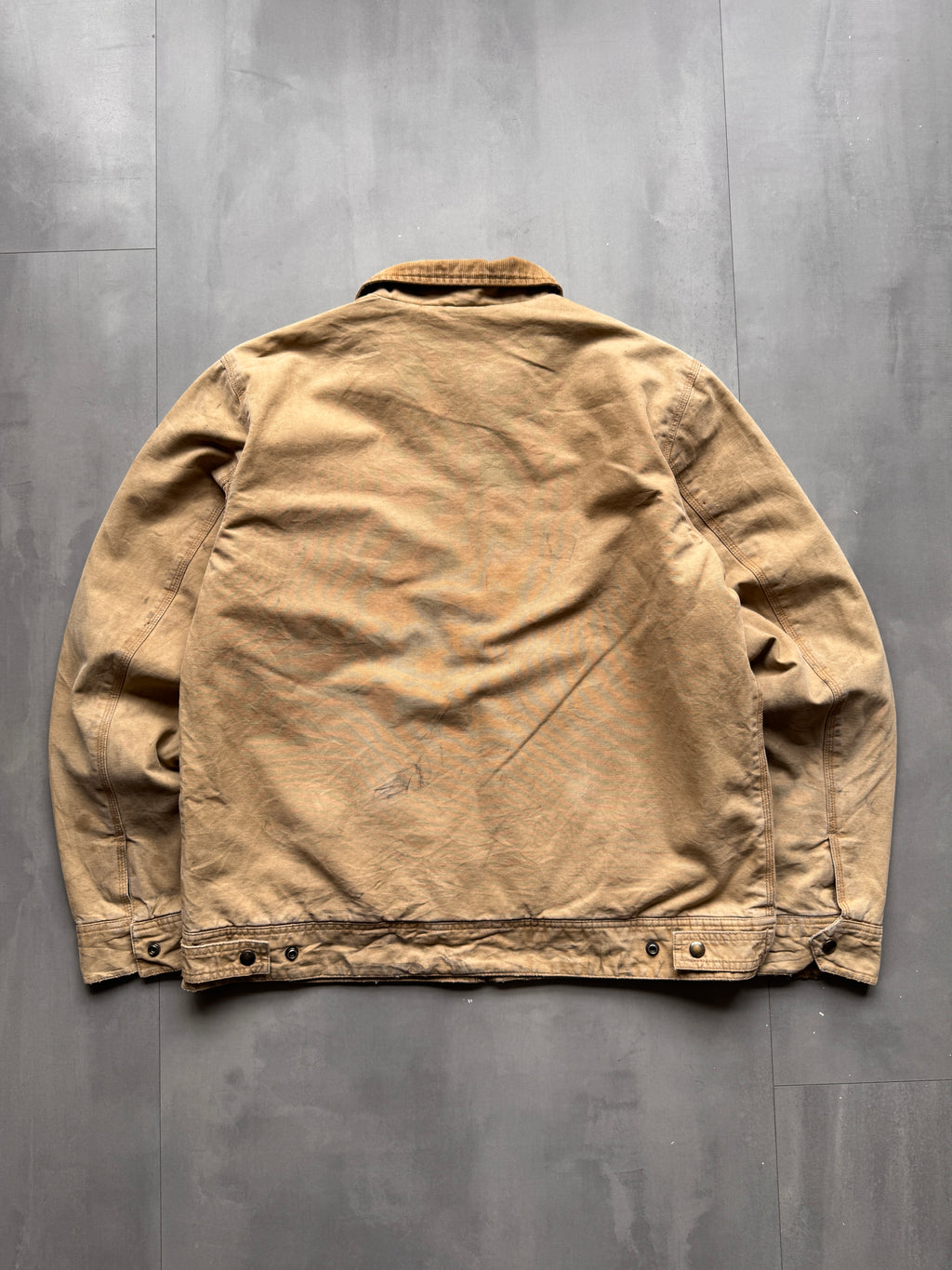 VINTAGE AMERICAN EAGLE TAN DETROIT JACKET - L