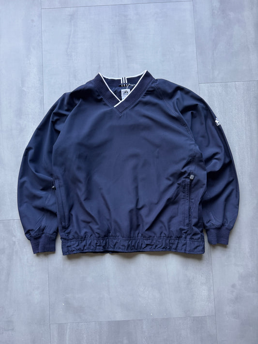 VINTAGE ADIDAS NAVY WINDBREAKER - M