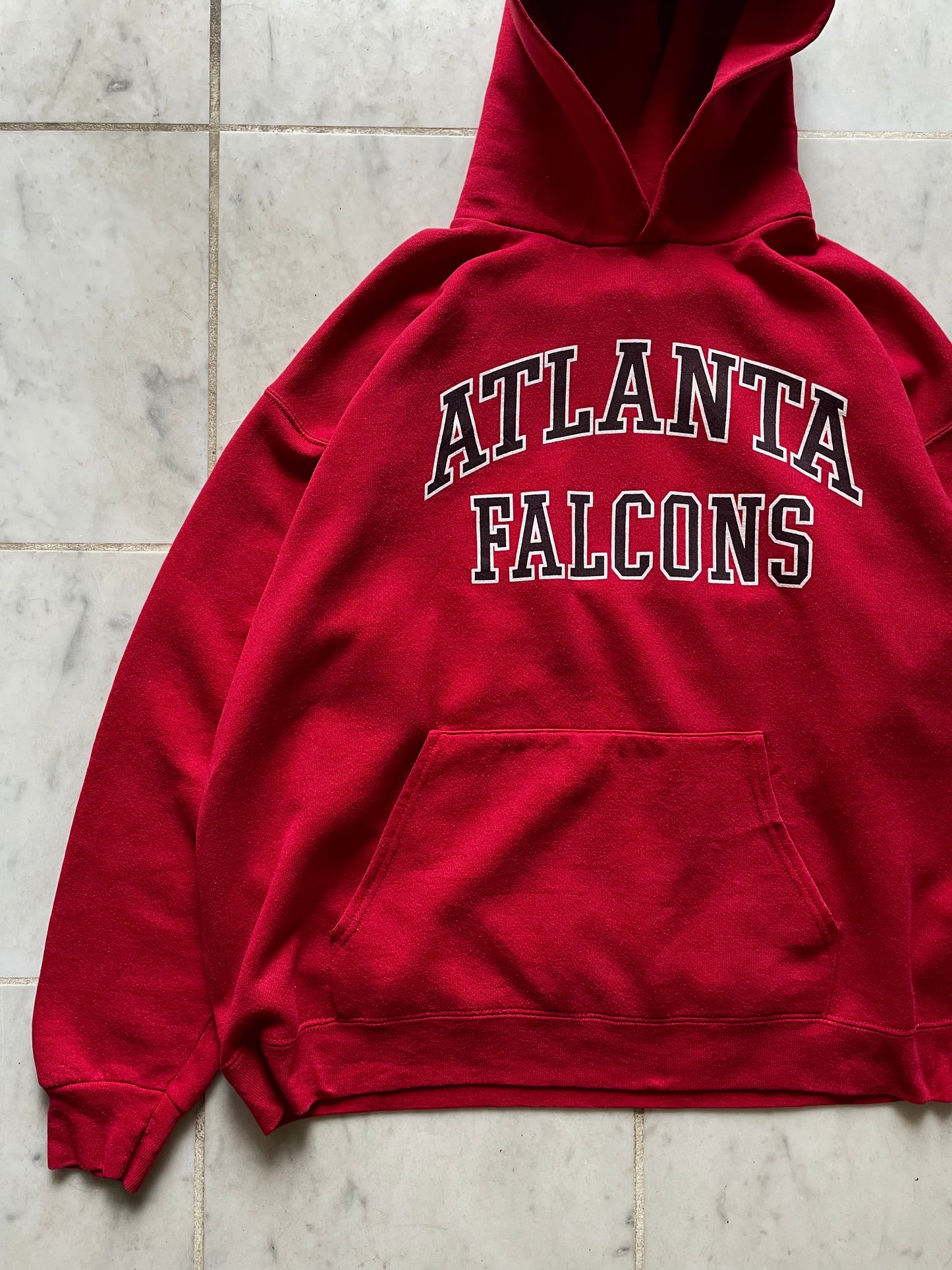 NFL ATLANTA FALCONS RED HOODIE - LARGE