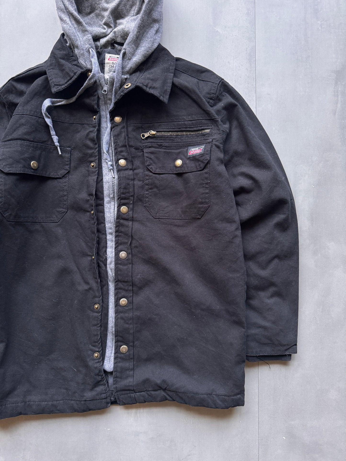 VINTAGE DICKIES BLACK JACKET - S