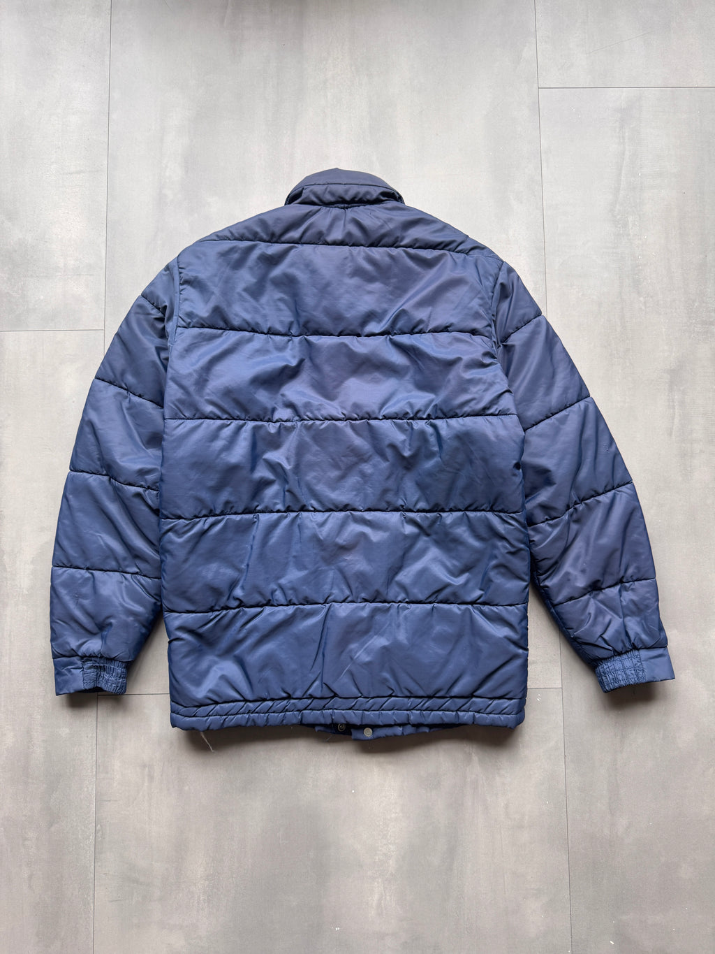 VINTAGE DICKIES NAVY PUFFER COAT - S