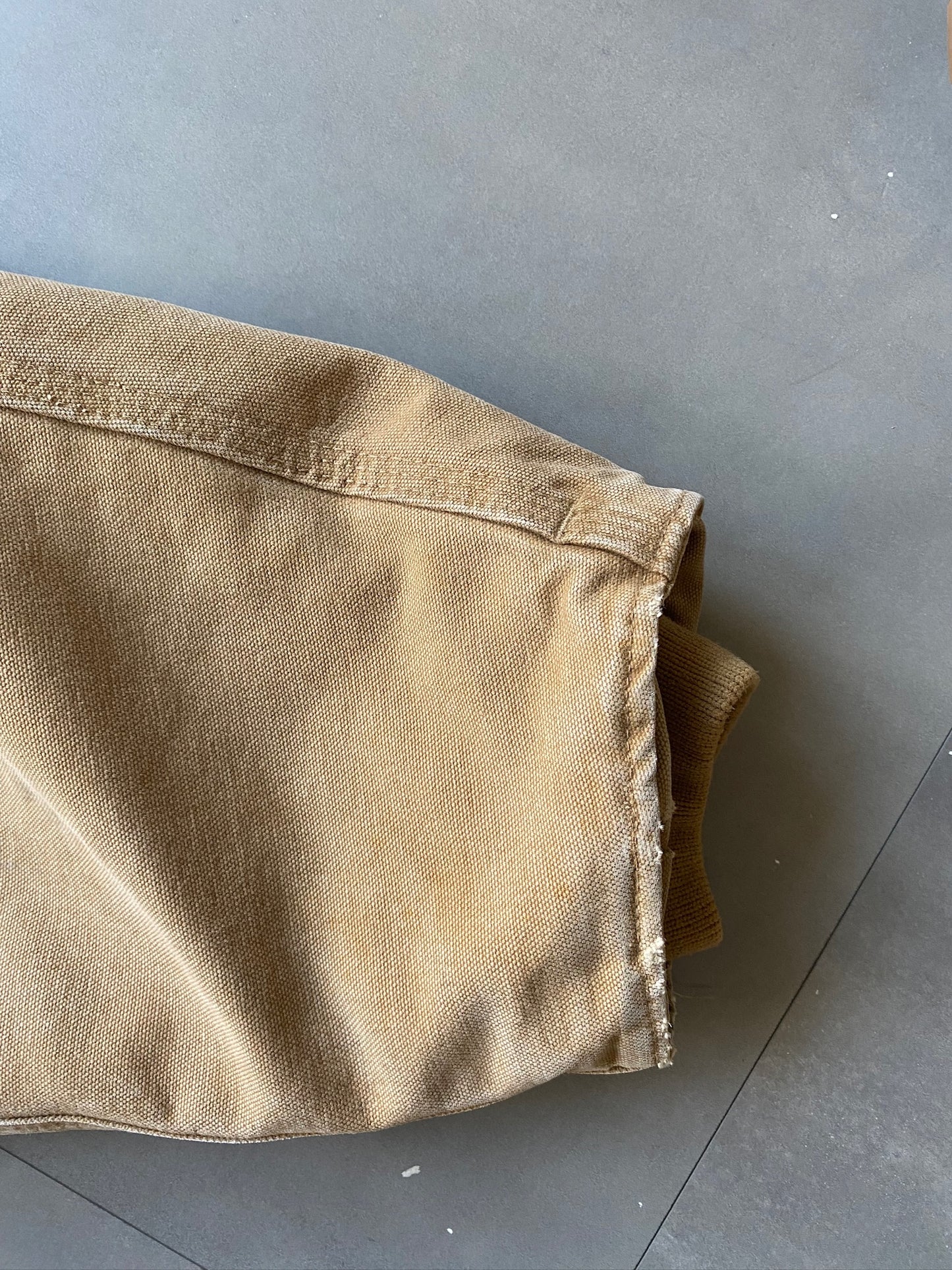 VINTAGE CARHARTT SHERPA LINED TAN ARCTIC JACKET - XXL