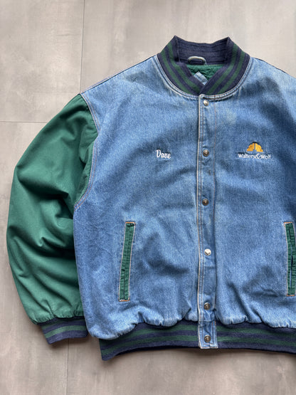 VINTAGE WALTERS & WOLF BASEBALL JACKET - XL