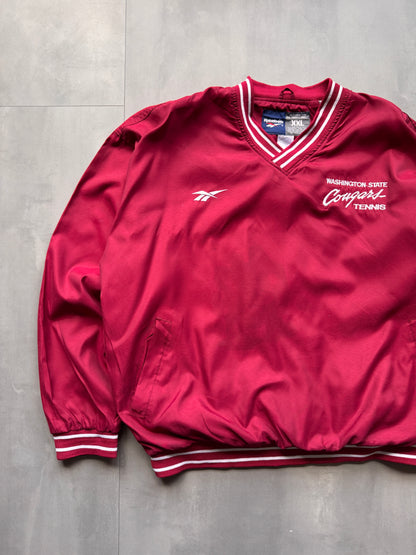 VINTAGE REEBOK COYOTES MAROON WINDBREAKER - XXL