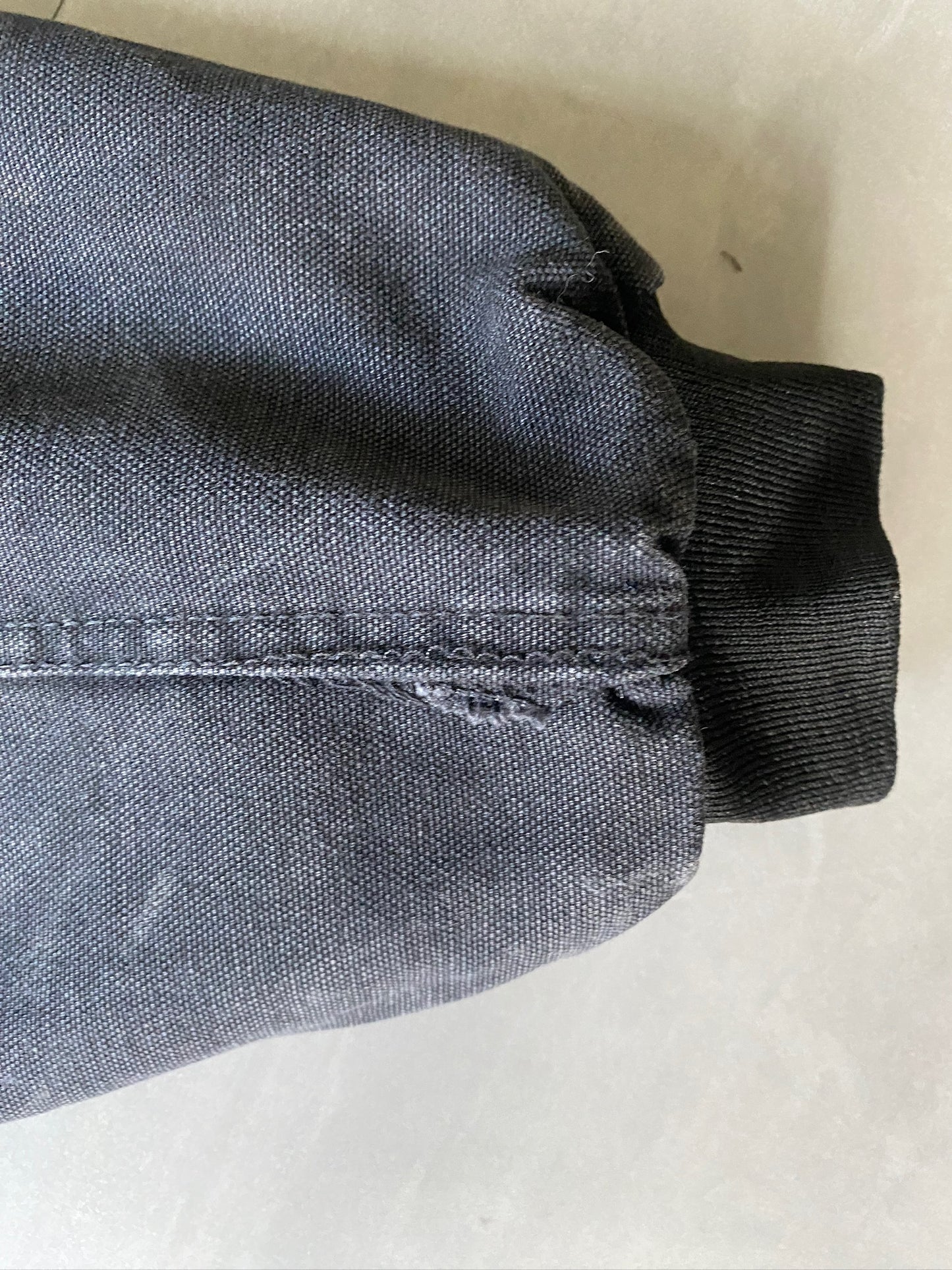 VINTAGE DUNBROOKE FADED BLACK SANTA FE JACKET - XL
