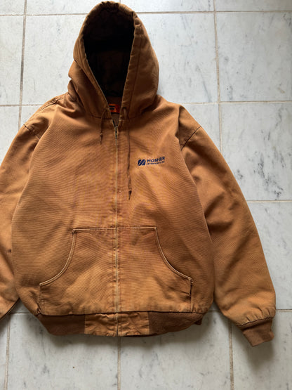 CORNERSTONE BY PORT AUTHORITY BROWN ACTIVE JACKET - XLARGE