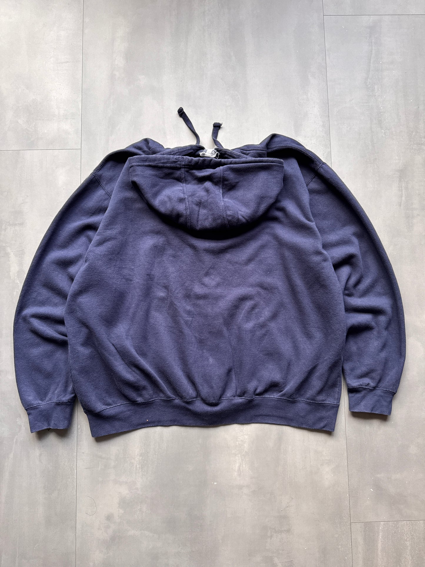 VINTAGE NFL CHICAGO BEARS NAVY ZIP UP HOODIE - XL