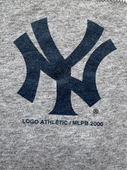 VINTAGE MLB NEW YORK YANKEES '00 GREY TEE - XL