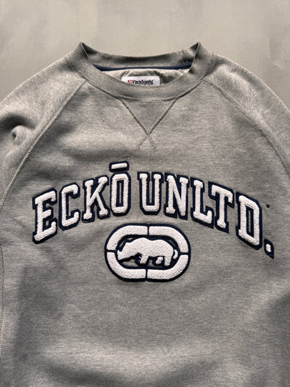 VINTAGE ECKO UNLTD GREY SWEATER - L