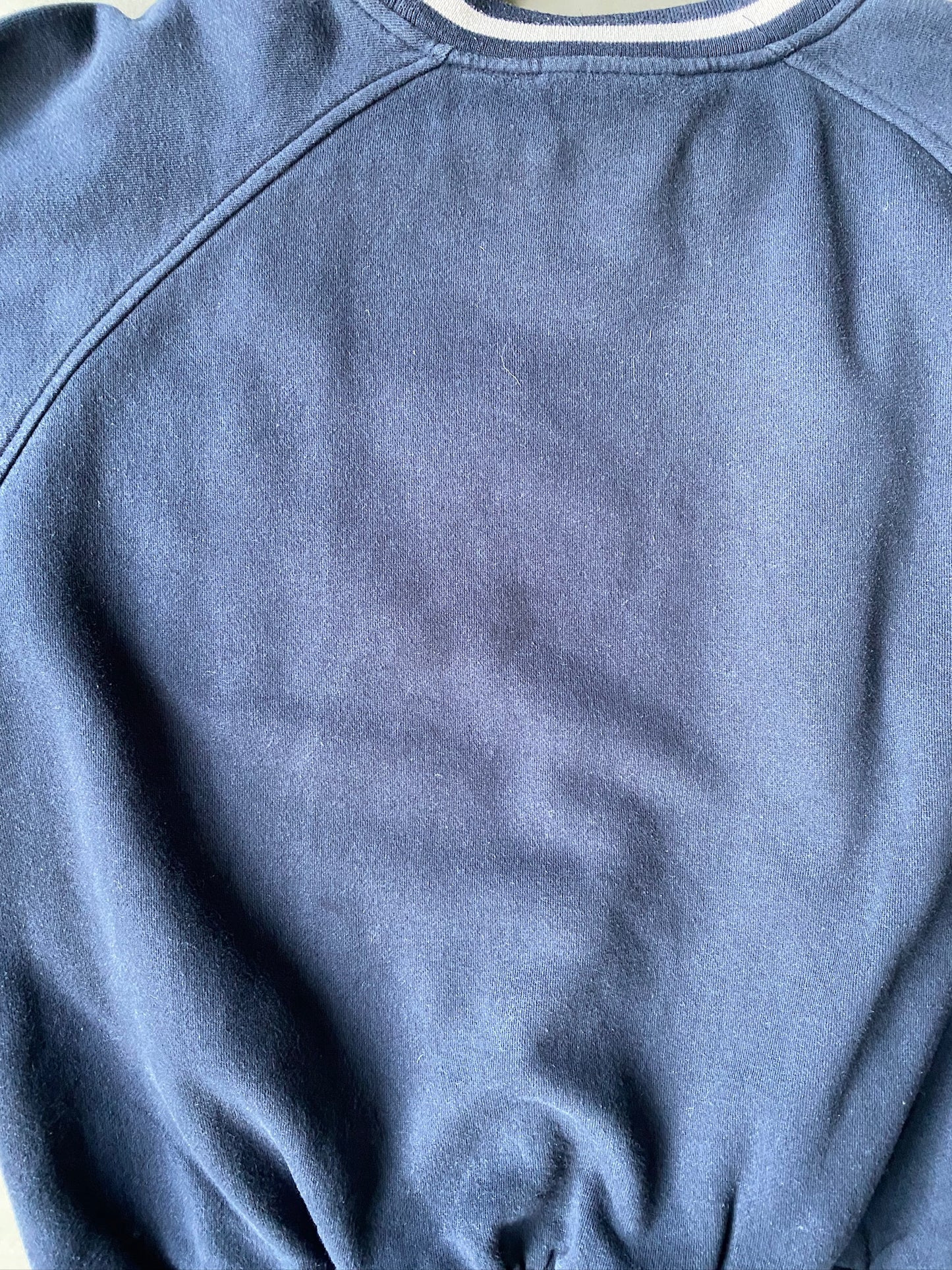 VINTAGE KAPPA NAVY SWEATER - S